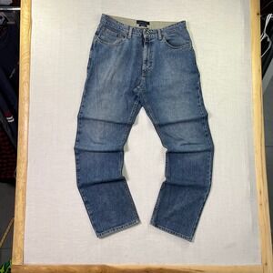 Y2K Tommy Hilfiger Mens 32x32‎ Classic Fit Denim Jeans Blue Faded Distressed USA